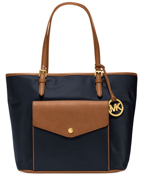 michael kors purses large tote|Michael Kors black nylon tote.